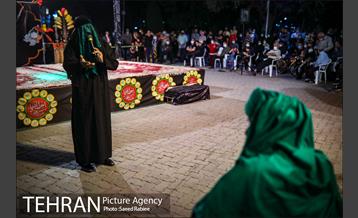 تعزیه خوانی اباعبدالله الحسین(ع) در بوستان لاله 12