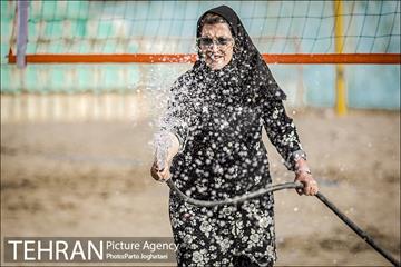 مسابقات والیبال ماسه‌ای زنان تهران 25