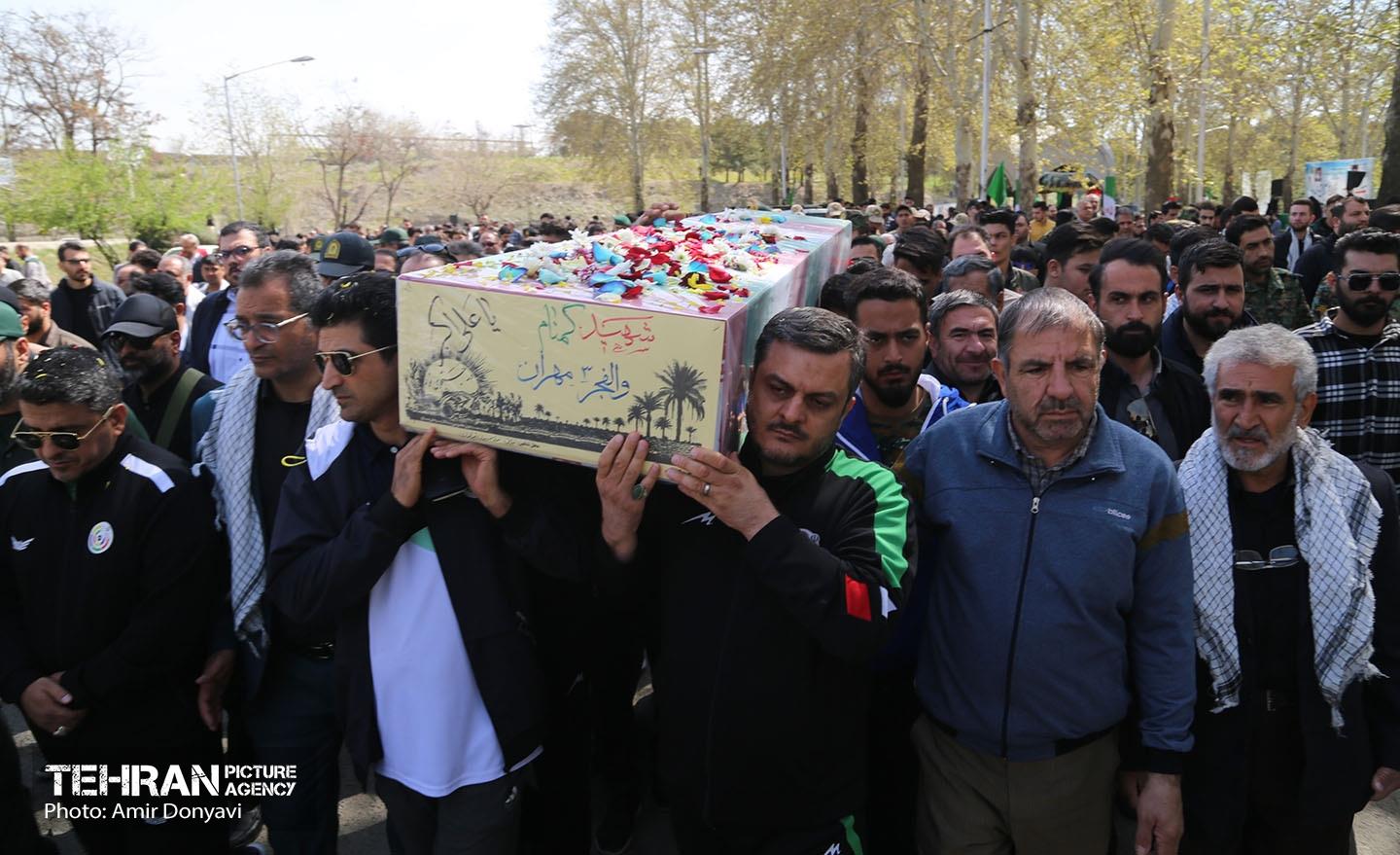 تشییع پیکر پاک و مطهر شهید گمنام در فدراسیون تیراندازی 19