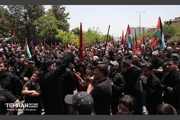 دسته عزاداری دانشگاه امام صادق(ع) در ظهر تاسوعا 2