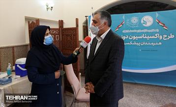 واکسیناسیون دوز سوم هنرمندان پیشکسوت 5