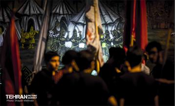 عزاداری شب عاشورا در میدان منیریه  19