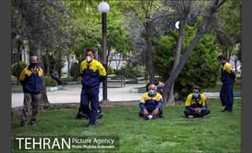 آغاز واکسیناسیون پاکبان‌ها و پرسنل جمع‌آوری پسماند شهر تهران 1