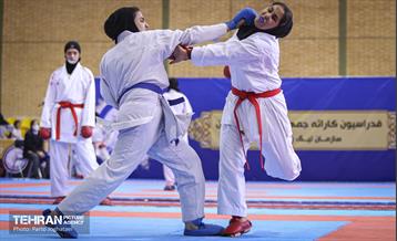 مسابقات انتخابی تیم ملی کاراته زنان 3