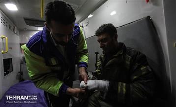 آتش‌سوزی در بیمارستان گاندی تهران 38