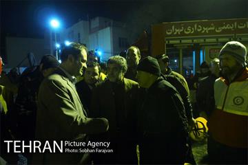 امداد رسانی شبانه در حادثه پلاسکو -2 6
