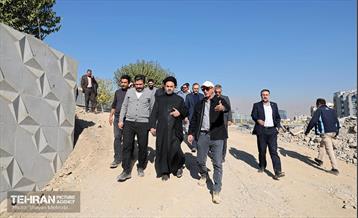 بازدید عضو شورا از پروژه‌های عمرانی شهری 19