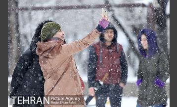 روز برفی پارک شهر 15