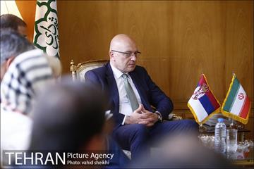 دیدار سرپرست شهرداری تهران با وزیر فرهنگ و رسانه های جمهوری صربستان 7