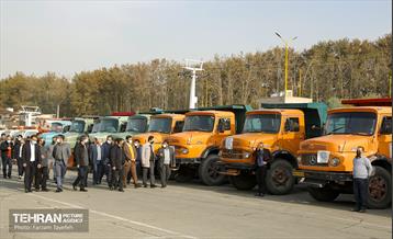 مانور برف روبی شهرداری منطقه 5