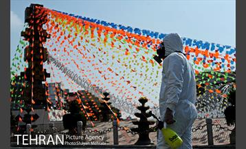 رزمایش دفاع بیولوژیک نیروی زمینی سپاه 5