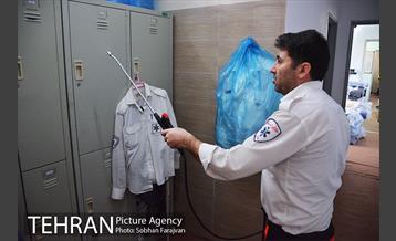 تحویل سال نو در پایگاه عملیات ویژه اورژانس تهران 21