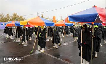 مانور برف روبی منطقه 19 شهرداری تهران 4