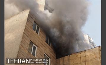 آتش سوزی پاساژ مهستان 5