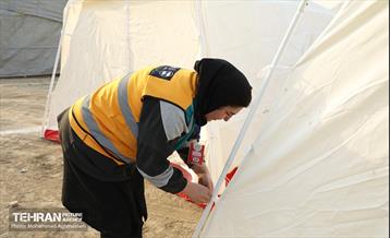 تمرین سراسری زلزله در بوستان ولایت 48