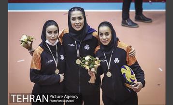 جشن قهرمانی سایپا در لیگ والیبال زنان 28