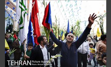راهپیمایی دسته های شادی به مناسبت ولادت حضرت امیرالمومنین(ع) 25