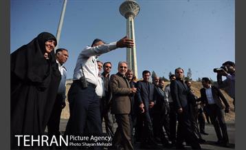 بازدید دکتر نجفی از مانور نیروهای آتش نشانی 21