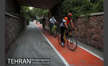 افتتاح مسیر ویژه دوچرخه بوستان گفتگو 13