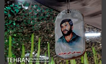 آیین افتتاح پروژه فرهنگی راه شهداء 8