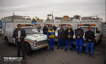 مانور برف روبی در منطقه ۳ تهران 29