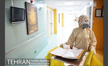 بخش بیماران کرونایی بیمارستان شهید هاشمی نژاد 12