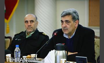 نشست شورای معاونین، مشاوران و شهرداران مناطق ۲۲گانه و مراسم تکریم و معارفه فرمانده یگان حفاظت شهرداری تهران 17