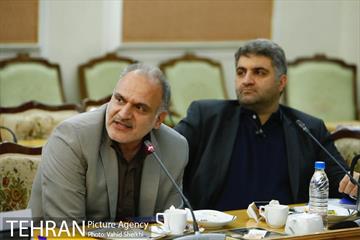 نشست شورای معاونین، مشاوران و شهرداران مناطق ۲۲گانه و مراسم تکریم و معارفه فرمانده یگان حفاظت شهرداری تهران 3