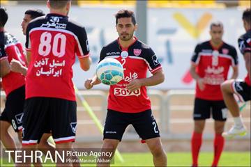 تمرین تیم فوتبال پرسپولیس تهران 5