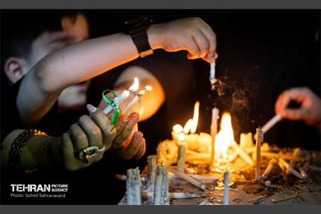 شام غریبان حسینی در عزادارخانه مکتب تشییع
