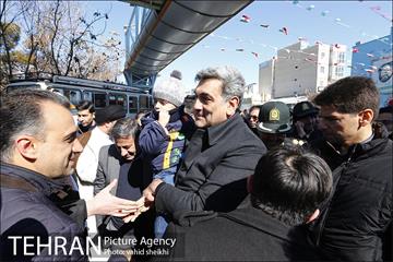 حضور شهردار تهران در راهپیمایی یوم الله 22 بهمن 2