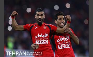 دیدار تیم های فوتبال پرسپولیس و سپاهان