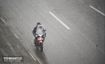 ترافیک روان در روز برفی تهران 9