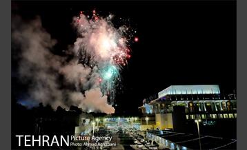 نورافشانی برج میلاد درشب عید سعید غدیر 2