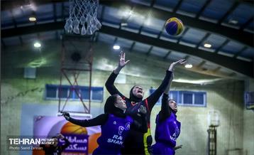 مسابقات بسکتبال بانوان شهر تهران 8