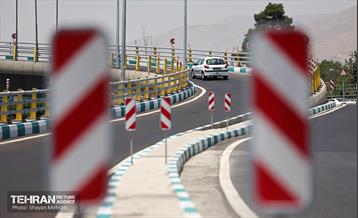 بهره‌برداری از تقاطع غیرهمسطح بزرگراه همت و اشرفی اصفهانی 9