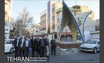 بازدید شهردار منطقه هشت از پروژه های توسعه محلات 4