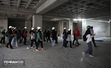 بازدید دانشجویان از پروژه خانه شهر 8