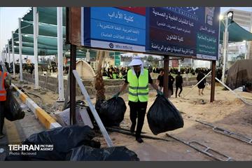 خدمات نیروهای پاکبان شهر تهران در اربعین حسینی 14