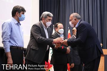آیین تقدیر از آتش نشانان حریق پالایشگاه تهران 34
