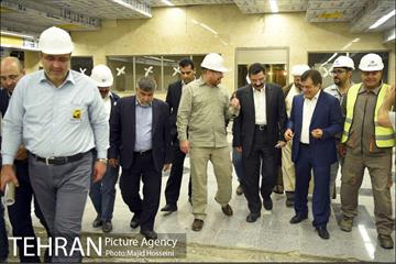 بازدید شهردار تهران از پایانه خط 6 مترو تهران -2 20