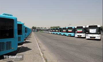 رونمایی از ۱۰۰ دستگاه اتوبوس ناوگان حمل و نقل عمومی شهر تهران 34