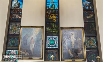 آیین عشای‌ ربانی در کلیسای سرکیس مقدس  43