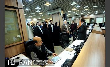 بازدید مجمع نمایندگان تهران در مجلس شورای اسلامی از ستاد مدیریت بحران شهر تهران 5