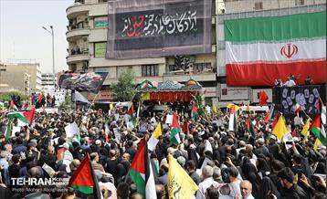 تشییع پیکر شهید اسماعیل هنیه در تهران - 2 24