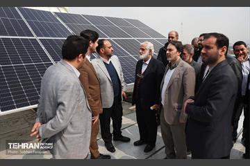 آیین افتتاح ۲۷۵ کیلووات نیروگاه خورشیدی کوچک مقیاس 25