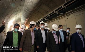 بازدید شهردار تهران از کارگاه ساخت ایستگاه متروی حرم عبدالعظیم 10