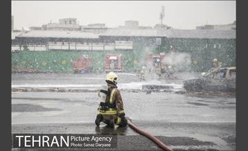 مانور عملیاتی اطفای حریق 34