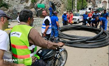 گل روبی و عملیات جست و جوی مفقودین سیل منطقه کن