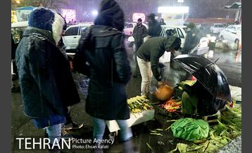 بارش اولین برف پاییزی تهران 19